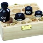 Gewichten Set C met 13 metalen gewichten (1 g - 1 kg)