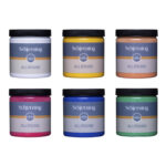 Verfset Allround-basiskleuren, 6 x 250 ml