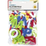 150 vilten letters, zelfklevend