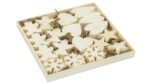 Houten hanger kerst, 90 stuks