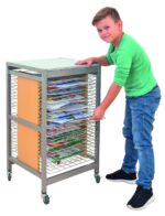 Droogrek A3 Zilver XL (verrijdbaar)