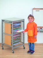 Droogrek A3 Zilver XL (verrijdbaar) - Afbeelding 2