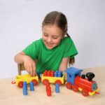 Houten Reken Trein 1-20