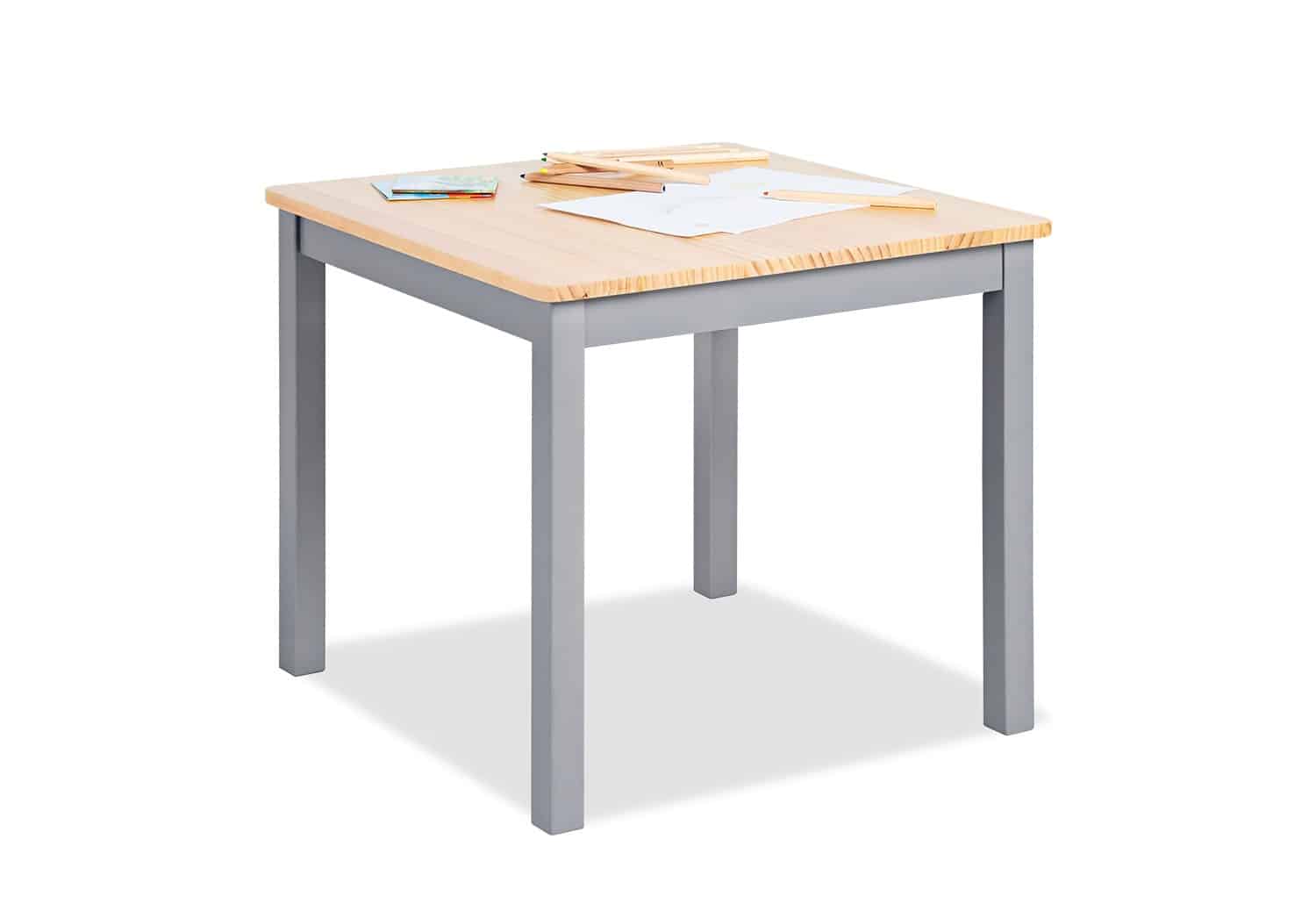 201423.jpg Kindertafel (grijs/naturel) - Afbeelding 1