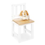 Kinderstoel (wit/naturel)