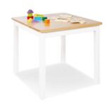 Kindertafel (wit/naturel)