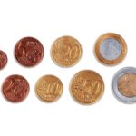 Euro munten in plastic zak, 300 stuks