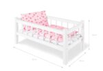 Poppenbedje Annika compleet (bedje + beddengoed) - Afbeelding 4