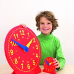 Magnetische demonstratieklok (hoogte 41 cm)