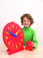 Magnetische demonstratieklok (hoogte 41 cm)