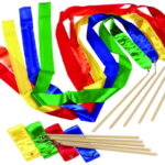 Ritme linten 5 kleuren 3 m