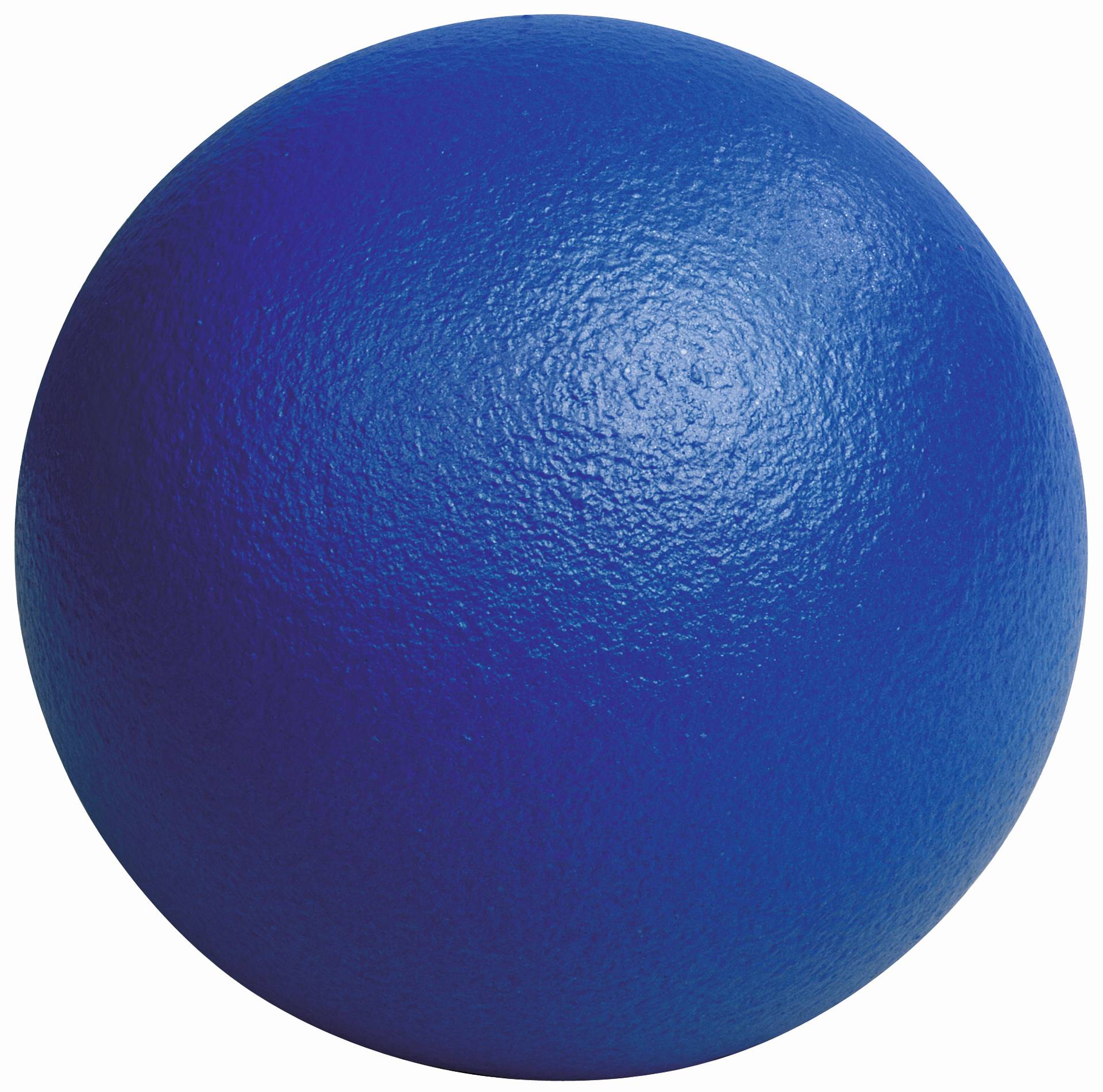 33174_b-Sport-Softbal-gecoat-blauw-16cm-100gr.jpg Softbal Blauw ∅ 16 cm - Afbeelding 1
