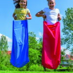 Zakloop zak-SR-blauw 90cm hoog