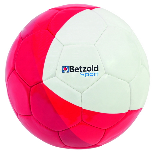 34275_a.jpg Trainingvoetbal, rood maat 5 - Afbeelding 1