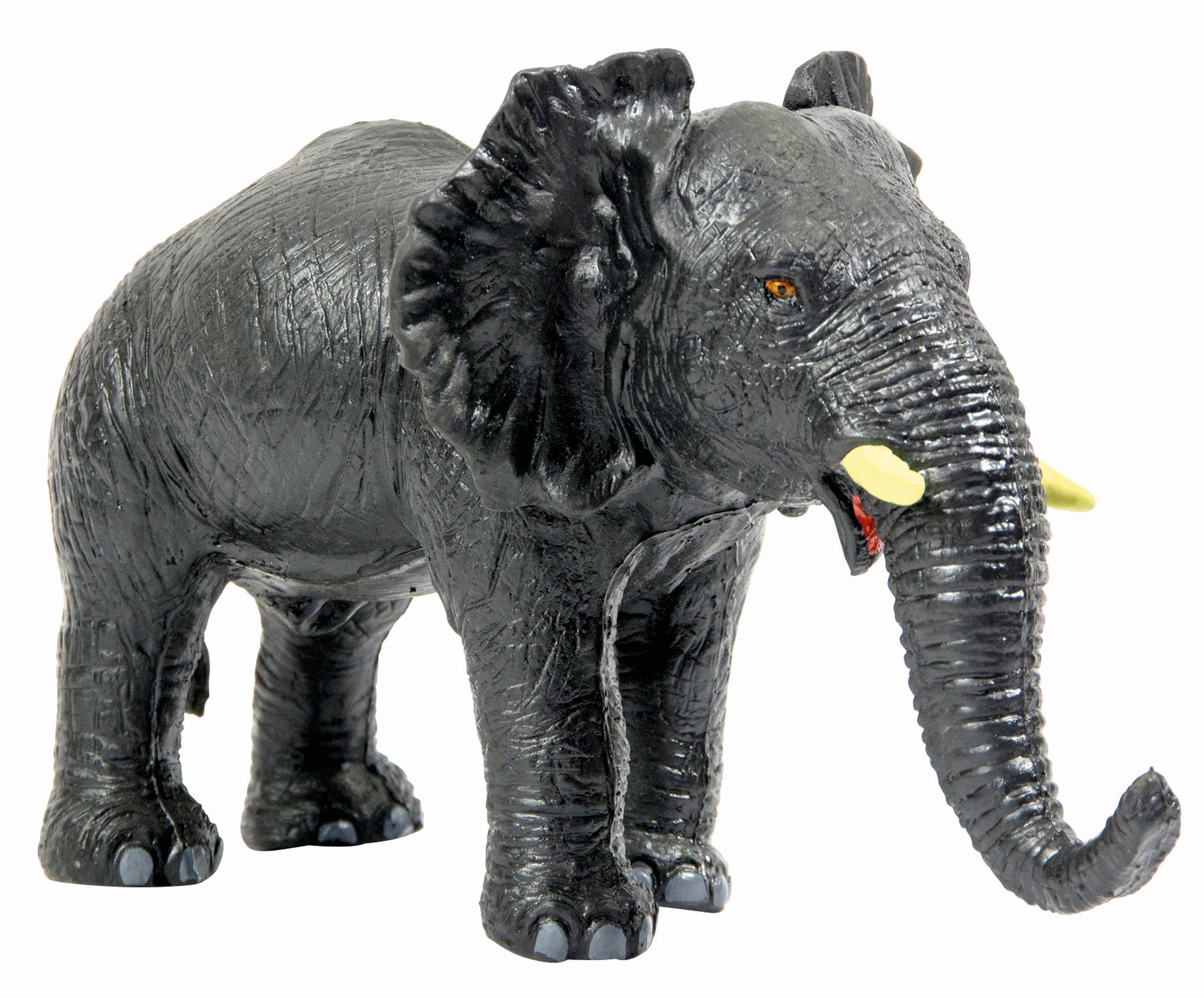 41276-Fantasie-Rubber-Afrikaanse-Olifant.jpg Mega Afrikaanse Olifant Soft - Afbeelding 1