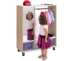 EduCasa Garderobe Eiken/Wit - Afbeelding 3