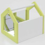 EduCasa opzet Spiegelhuis Lime/Wit
