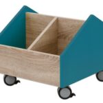 EduCasa Boekenwagen klein Petrol