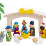 Houten Kerststal