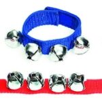 Pols klokken armband met 4 sleebellen