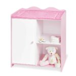 Poppencommode roze (incl aankleedkussen)