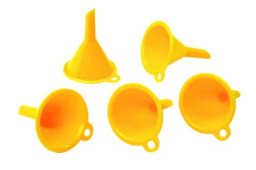 52109_d.jpg Plastic trechters, diameter 4 cm, 5 stuks - Afbeelding 1