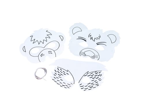52352_c.jpg Wilde dieren maskers - Afbeelding 1