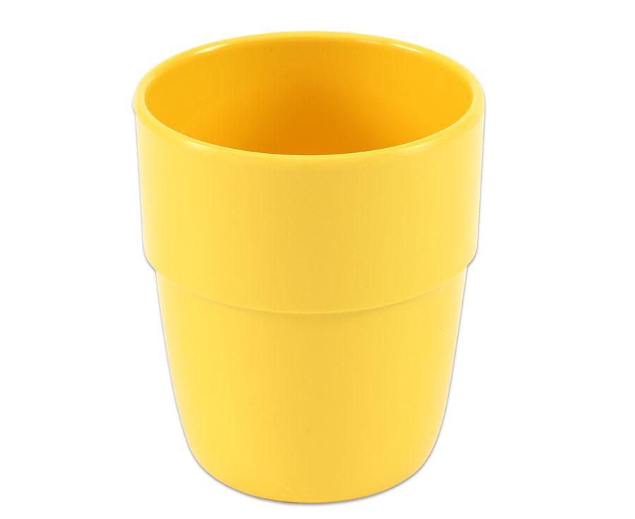 56024-1_a.jpg Beker klein 23 cl, geel - Afbeelding 1