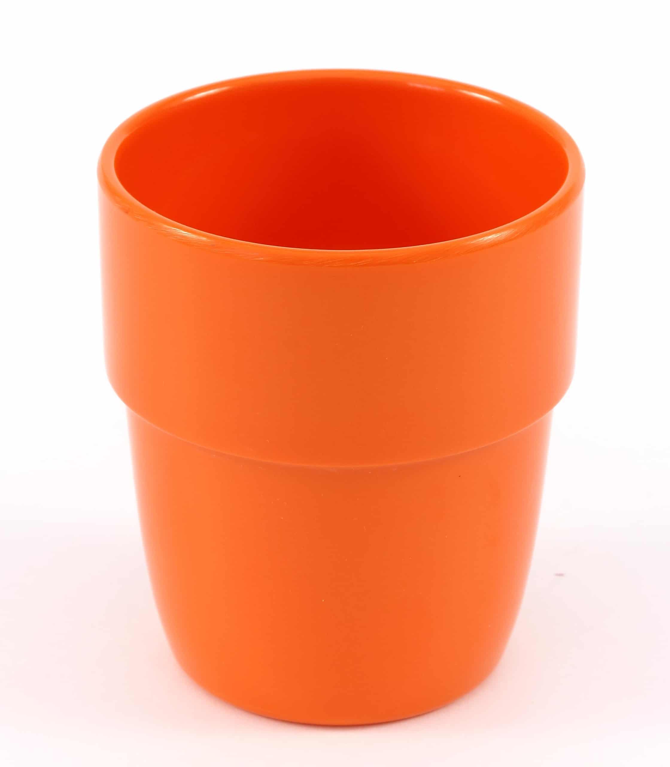 56024-2_a-scaled-1.jpg Beker klein 23 cl, oranje - Afbeelding 1