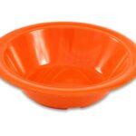 Schaal, groot 16 cm, oranje