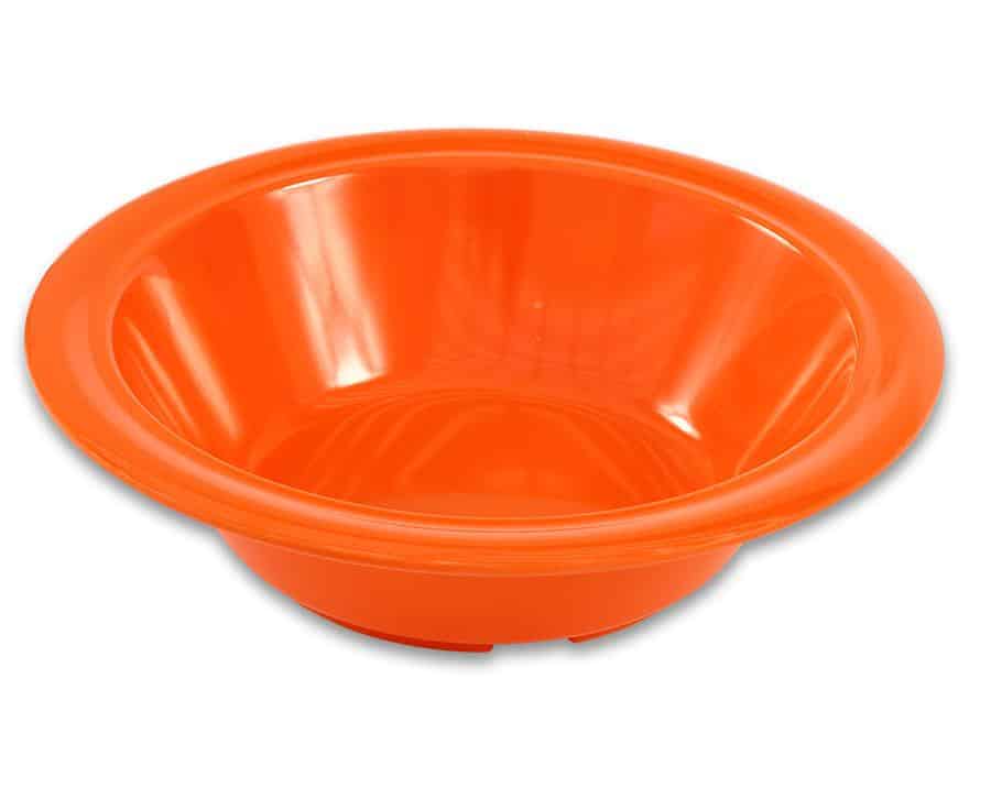 56031-2_a.jpg Schaal, groot 16 cm, oranje - Afbeelding 1