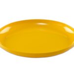 Bord, groot 25 cm, geel