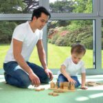 Houten vormen en puzzels Montessori