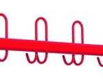 Kapstok-1,5 m-rood