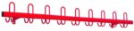 Kapstok-1,5 m-rood