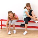 Laag schoenenrek 150 cm-rood