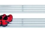 Laag schoenenrek 150 cm-aluminium