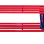 Laarzenrek 150 cm-rood