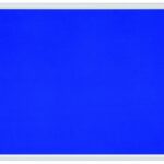 Pinboard-blauw 90x60 cm