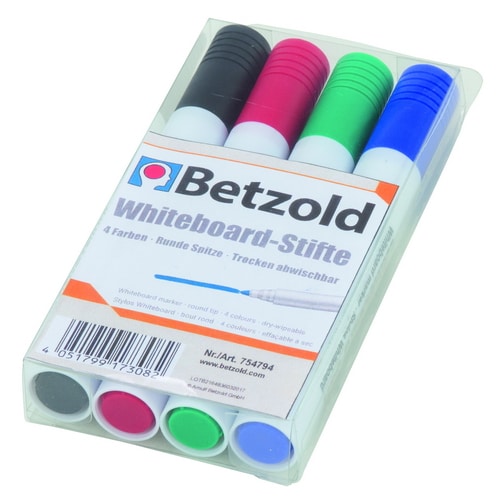 754794_b.jpg Whiteboard markers 4/St. - Afbeelding 1
