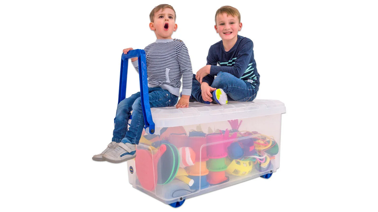 756968_o-ZD.webp Grote verrijdbare opbergbox, 160 l - Afbeelding 1