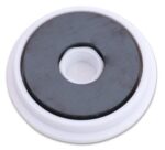 Magneten, 3 cm, 10 stuks., wit - Afbeelding 2