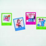 Magnetische foto frames 12/St. 6 kleuren