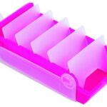 Flashcards doos kunststof, roze