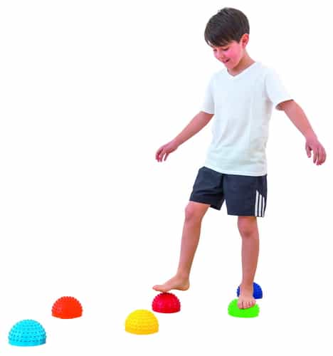 757753_f.jpg Regenboog balanceer egels, 6 stuks - Afbeelding 1