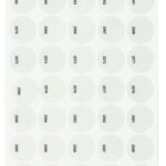 Extra stickervel-transparant
