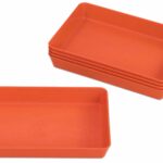 TreeNside Biokunststof schalen set 5/St. oranje