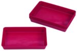 TreeNside Biokunststof schalen set 5/St. rood
