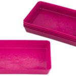 TreeNside Biokunststof sorteerschalen set 5/St. 26 x 18 x 12 roze
