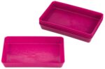 TreeNside Biokunststof sorteerschalen set 5/St. 26 x 18 x 12 roze